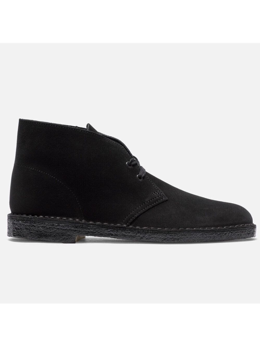 Clark's Originals Black Suede Desert Chukka Lace Up Boots